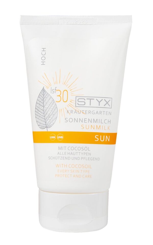 styx kraeutergarten sonnenmilch lsf 30 150ml