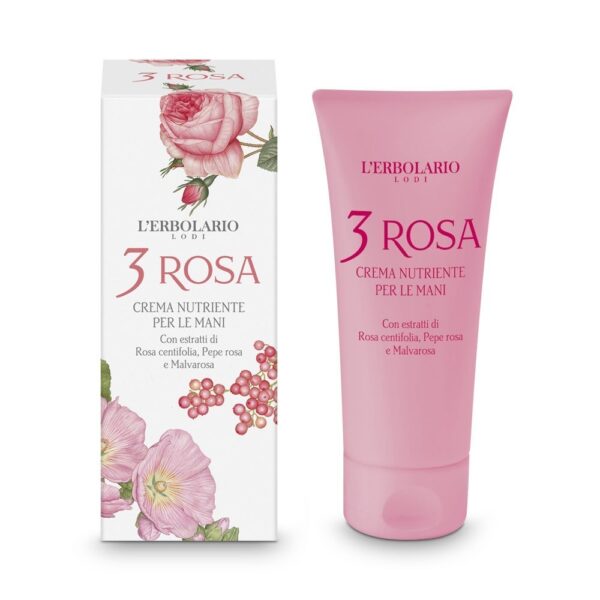 lerbolario 3 rosa handcreme