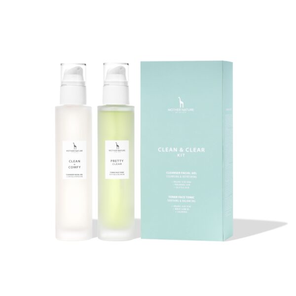 mother nature face cleansing set 250ml 2 scaled