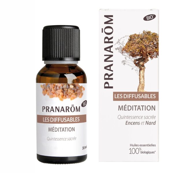 pranarom bio aromamischung les diffusables meditation bio 30ml