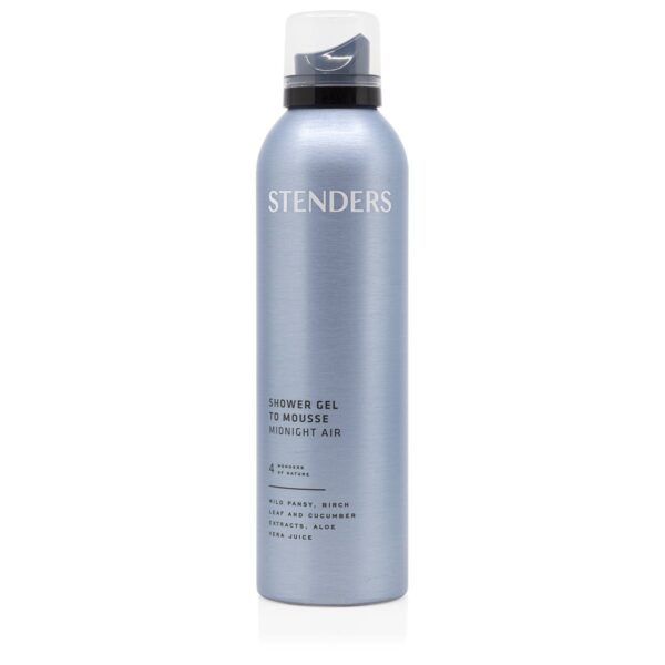 stenders shower gel to mousse midnight air